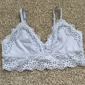 Baby blue bralette from aerie - medium